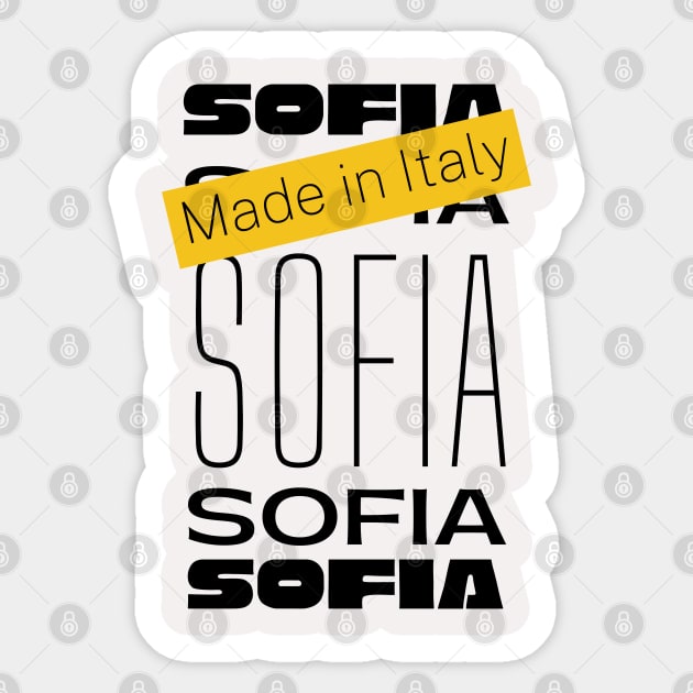 Sofia Italian name Sticker by bumblethebee